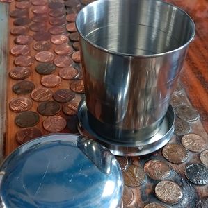 Vintage Stainless Camping//Travel Cup